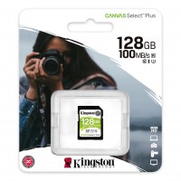 Флаш карта памет Kingston Canvas Select Plus 128GB SD Class 10 UHS-I
