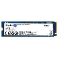 Твърд диск SSD Kingston NV2 250GB M.2 2280 PCIe 4.0 NVMe read/write up to 3000 / 1300 MB/s