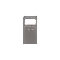 Флаш памет USB KINGSTON DataTraveler Micro 128GB USB 3.1 Сив