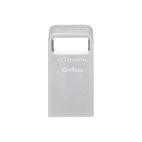 Флаш памет USB KINGSTON DataTraveler Micro 64GB USB-A 3.2 сребрист