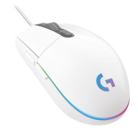 Геймърска мишка Logitech G102 LightSync RGB 8000dpi 6btn USB  Бяла