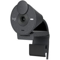 Уеб камера с микрофон LOGITECH Brio 300 Full-HD USB-C черен