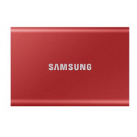 Твърд диск външен SSD Samsung Portable T7 500GB  Red USB3.2