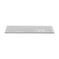 Безжична клавиатура Rapoo E9800M мултимедийна Multi-mode Bluetooth 2.4 GHz бял
