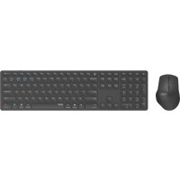 Комплект клавиатура и мишка RAPOO 9800M Multi mode Bluetooth 2.4Ghz безжичен черен