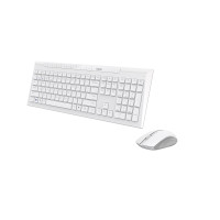 Комплект клавиатура и мишка RAPOO 8210M Multi mode Bluetooth &2.4Ghz Безжичен Бял