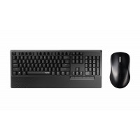 Комплект клавиатура и мишка RAPOO X1960 Безжичен Черен