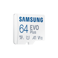 Карта памет Samsung EVO Plus microSDXC 64GB Адаптер