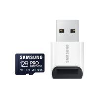 Карта памет Samsung PRO Ultimate microSDXC128GB Адаптер USB четец