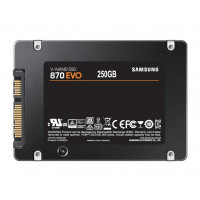Твърд диск SSD Samsung 870 EVO 250GB 2.5” SATA 6Gb/s read/write up to 560/530MB/s 
