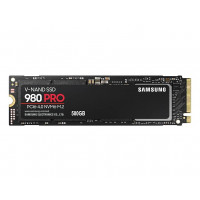 Твърд диск SSD Samsung 980 PRO 500GB M.2 2280 NVMe read/write up to 7000/5000MB/s MZ-V8P500BW