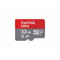 Флаш карта памет SANDISK Ultra microSDHC 32GB A1 UHS-I U1 Class 10 120MB/s Адаптер
