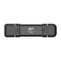 Външен SSD Silicon Power DS72 Black  1TB  USB-A и USB-C 3.2 Gen2  up to 1050/850MB/s