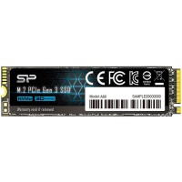 SSD Silicon Power A60 256GB M.2 2280 PCIe Gen3x4  Read/Write up to 2200/1600 Mb/s