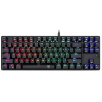 Gеймърска клавиатура T-Dagger Bora T-TGK313R-BL Rainbow LED  черна механична 