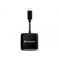 Четец за карти Transcend SD/microSD Card Reader USB 3.2 Gen 1 Black, Type C