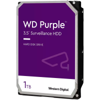 Твърд диск  WD Purple  1TB  3.5''  64MB  5400rpm  SATA 6 Gb/s video surveillance