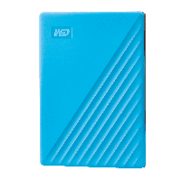 Твърд диск външен WD 2TB 2.5" USB 3.2 MyPassport Sky Blue