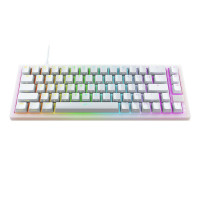 Геймърскa механична клавиатура XTRFY K5 Transperant White 65% Hotswap RGB US Layout Kailh Red