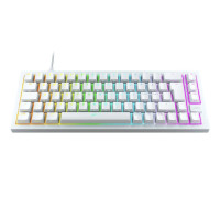 Геймърскa механична клавиатура XTRFY K5 Transperant White 65% Hotswap RGB UK Layout Kailh Red