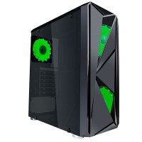 Кутия за настолен компютър 1stPlayer Gaming F4 3 fan RGB без захранване