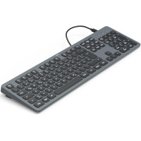 Клавиатура "CK-400" USB светеща пълен размер черна