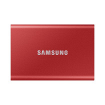 Външен SSD Samsung T7 Indigo Red SSD 2TB USB-C Червен